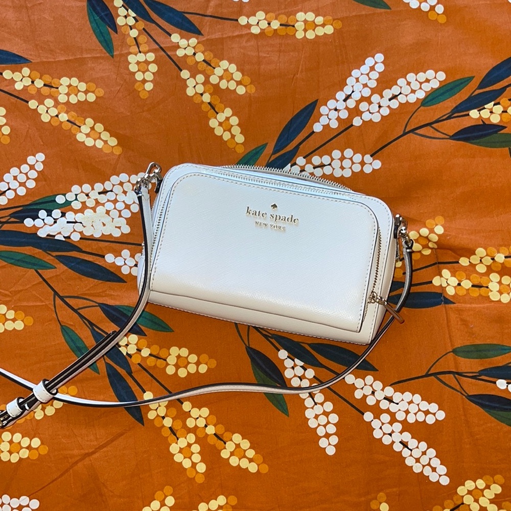 Kate Spade Small White crossbody bag
